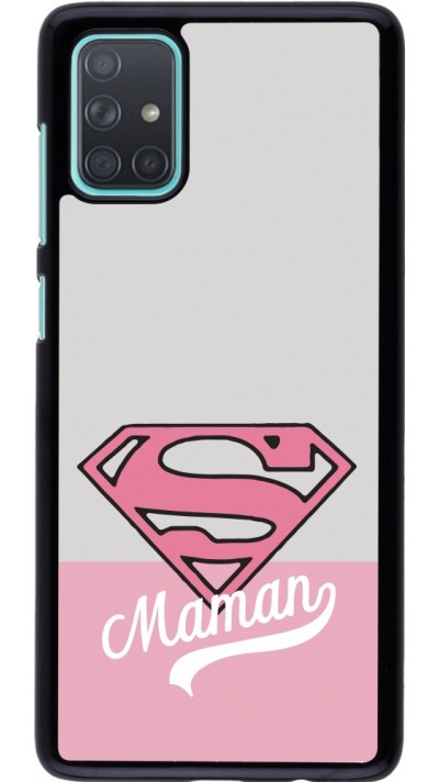 Samsung Galaxy A71 Case Hülle - Mom 2024 Super hero maman