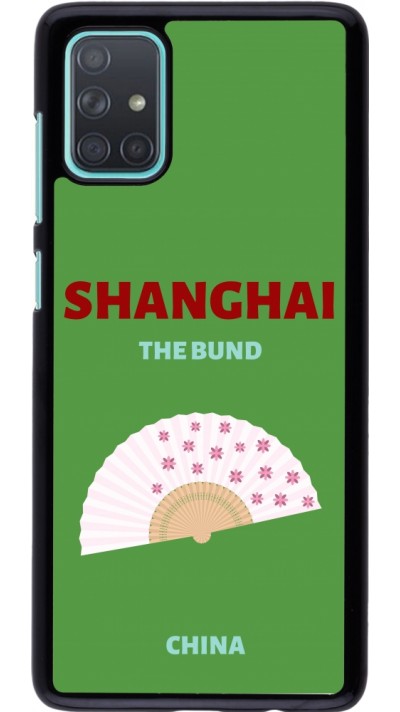 Samsung Galaxy A71 Case Hülle - Pop Summer Destination Shanghai