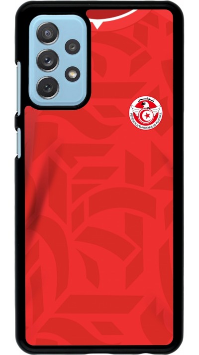 Samsung Galaxy A72 Case Hülle - Tunesien 2022 personalisierbares Fussballtrikot