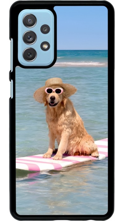 Coque Samsung Galaxy A72 - Summer Dog on Paddle