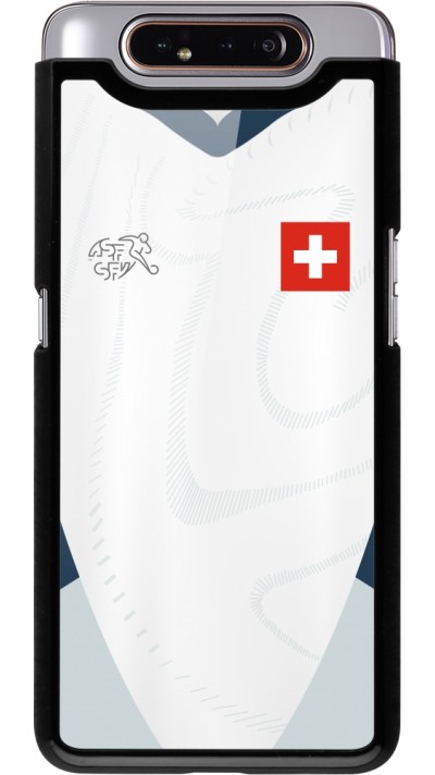 Samsung Galaxy A80 Case Hülle - Schweiz Away personalisierbares Fussballtrikot