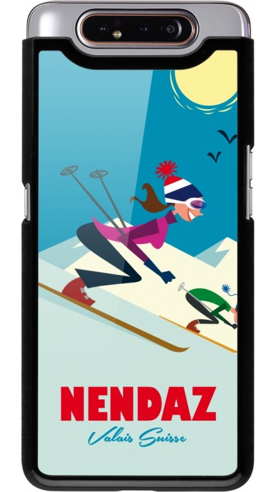 Samsung Galaxy A80 Case Hülle - Nendaz Ski Downhill
