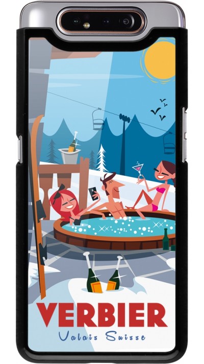 Samsung Galaxy A80 Case Hülle - Verbier Mountain Jacuzzi