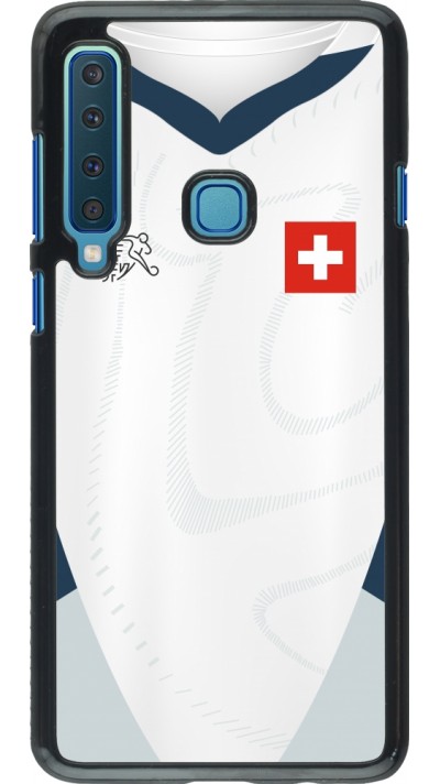 Samsung Galaxy A9 Case Hülle - Schweiz Away personalisierbares Fussballtrikot