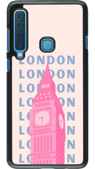 Samsung Galaxy A9 Case Hülle - London Pink Print