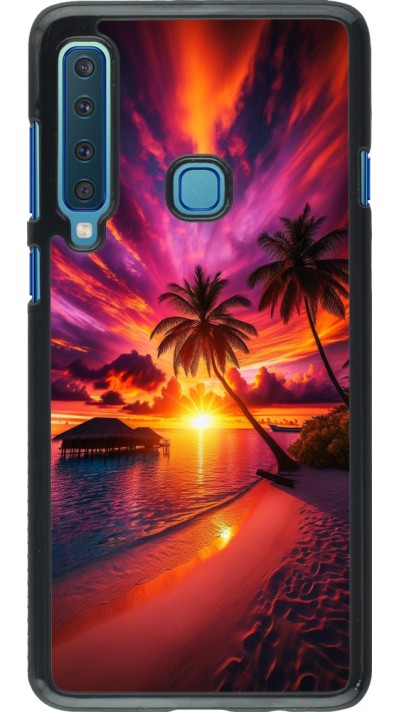 Samsung Galaxy A9 Case Hülle - Malediven Abenddämmerung Glückseligkeit