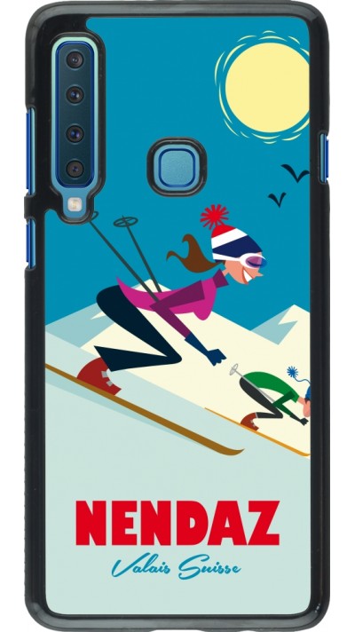 Samsung Galaxy A9 Case Hülle - Nendaz Ski Downhill