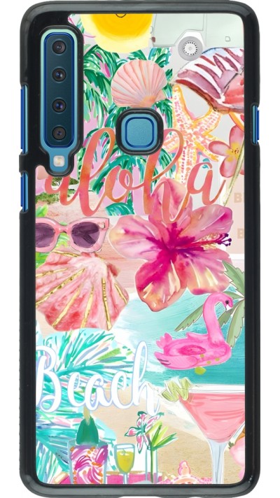 Samsung Galaxy A9 Case Hülle - Preppy Collage Aloha