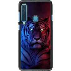 Coque Samsung Galaxy A9 - Tiger Blue Red