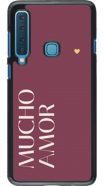 Samsung Galaxy A9 Case Hülle - Valentine 2024 mucho amor rosado