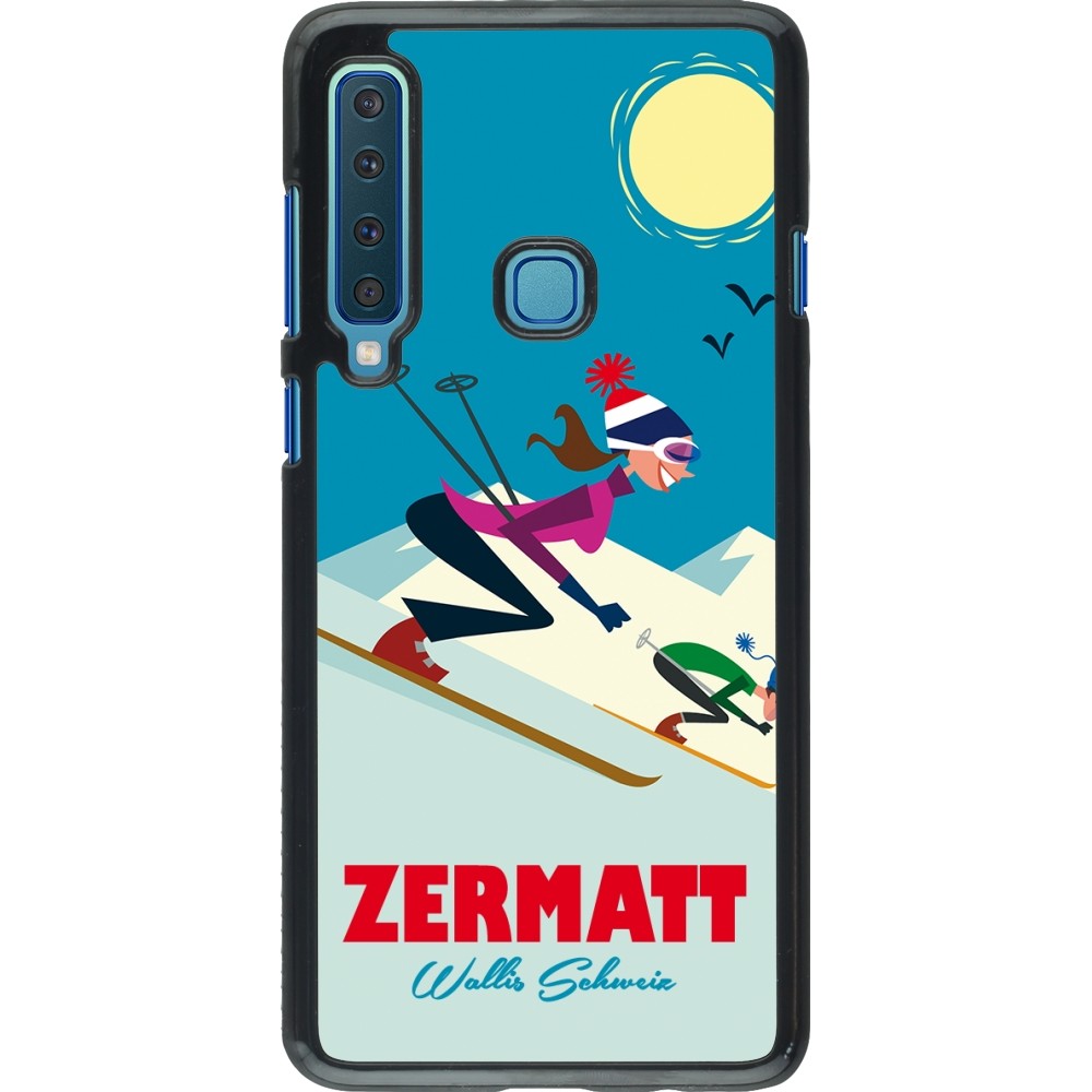 Coque Samsung Galaxy A9 - Zermatt Ski Downhill