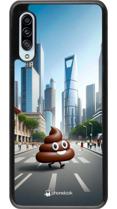 Samsung Galaxy A90 5G Case Hülle - Kackhaufen Emoji Spaziergang
