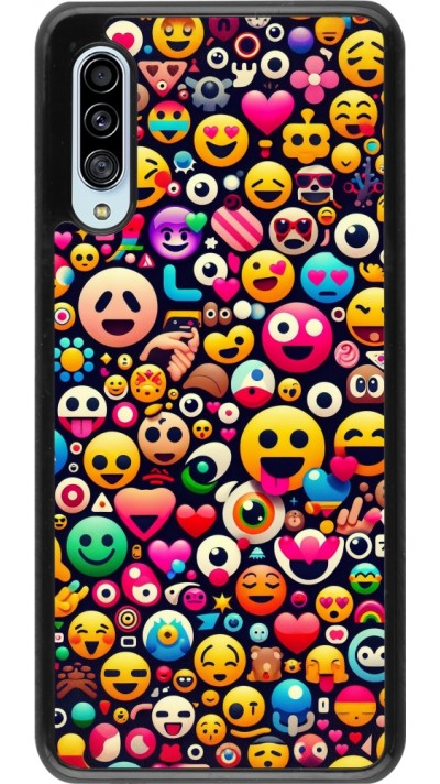 Samsung Galaxy A90 5G Case Hülle - Emoji Mix Farbe