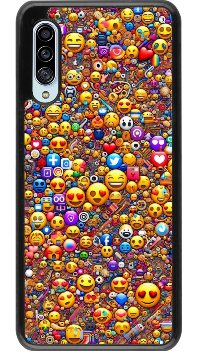 Samsung Galaxy A90 5G Case Hülle - Emoji gemischt