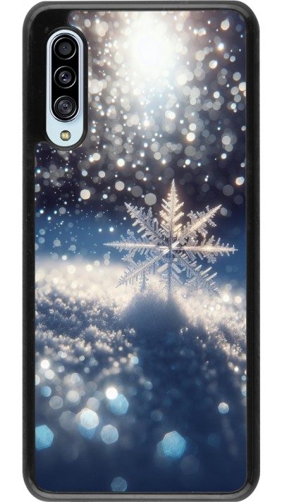 Samsung Galaxy A90 5G Case Hülle - Schneeflocke Solar Glanz