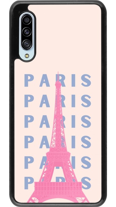 Samsung Galaxy A90 5G Case Hülle - Paris Pink Print