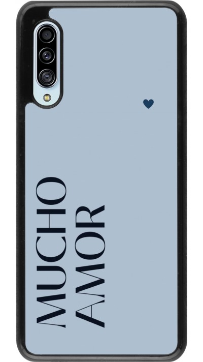 Samsung Galaxy A90 5G Case Hülle - Valentine 2024 mucho amor azul