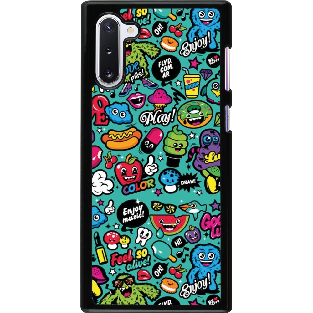 Samsung Galaxy Note 10 Case Hülle - Cartoons old school