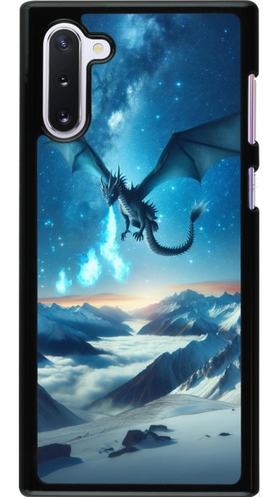 Samsung Galaxy Note 10 Case Hülle - Drache nächtliche Berg