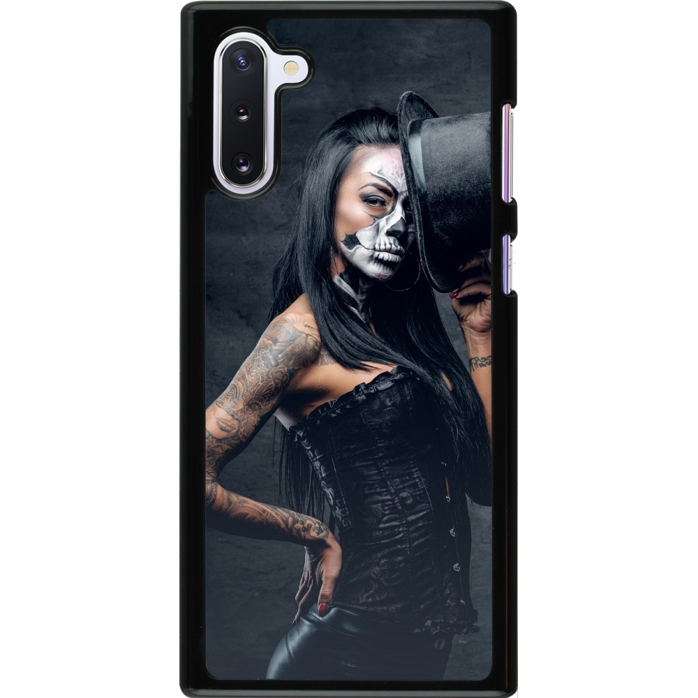 Samsung Galaxy Note 10 Case Hülle - Halloween 22 Tattooed Girl