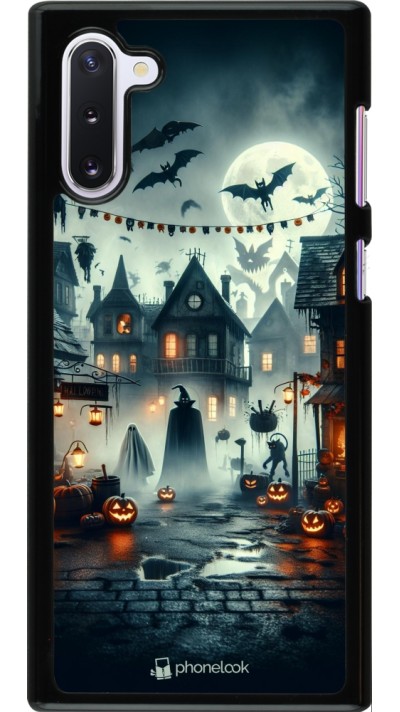 Samsung Galaxy Note 10 Case Hülle - Halloween Spukstadt