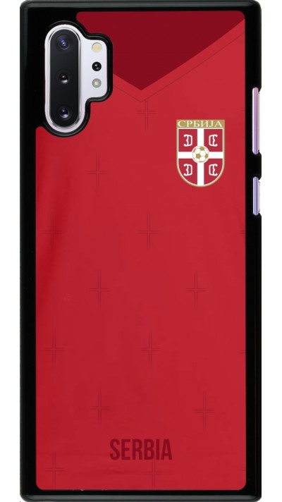 Samsung Galaxy Note 10+ Case Hülle - Serbien 2022 personalisierbares Fussballtrikot