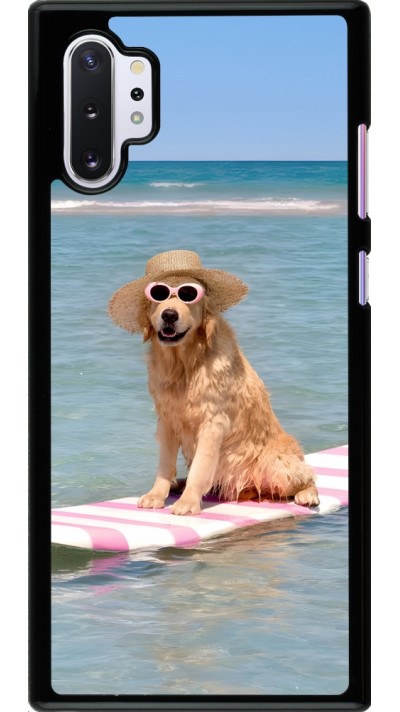 Coque Samsung Galaxy Note 10+ - Summer Dog on Paddle