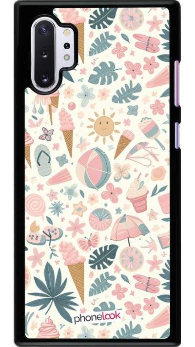 Coque Samsung Galaxy Note 10+ - Summer Pink Pattern