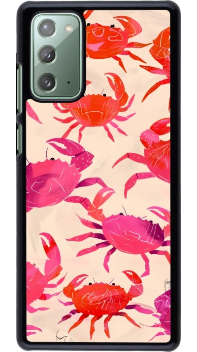 Samsung Galaxy Note 20 Case Hülle - Crabs Paint