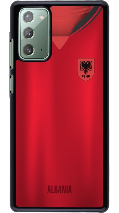 Samsung Galaxy Note 20 Case Hülle - Albanien personalisierbares Fussballtrikot