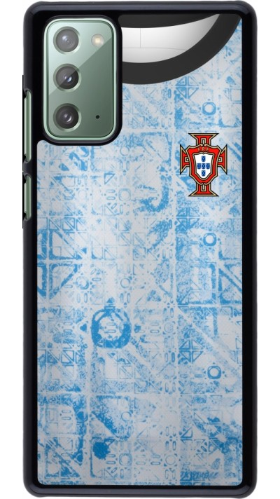 Samsung Galaxy Note 20 Case Hülle - Portugal Away personalisierbares Fussballtrikot