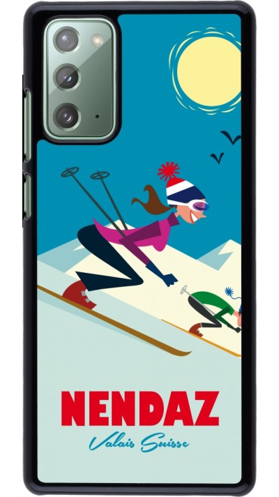 Samsung Galaxy Note 20 Case Hülle - Nendaz Ski Downhill