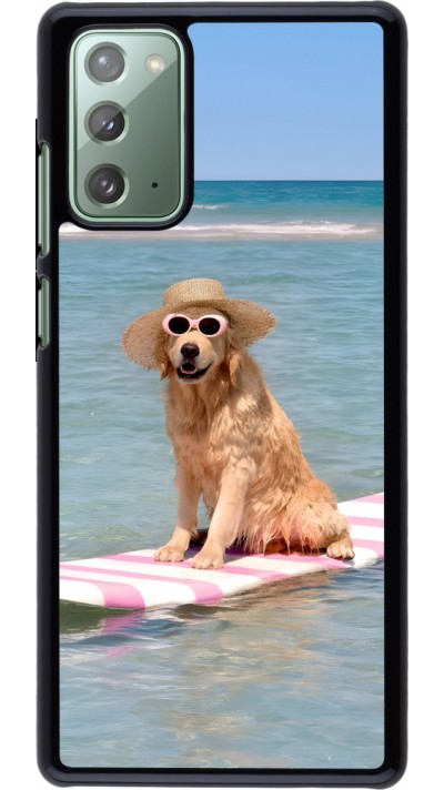 Coque Samsung Galaxy Note 20 - Summer Dog on Paddle