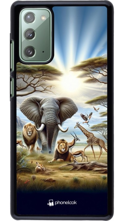 Coque Samsung Galaxy Note 20 - Vie sauvage africaine