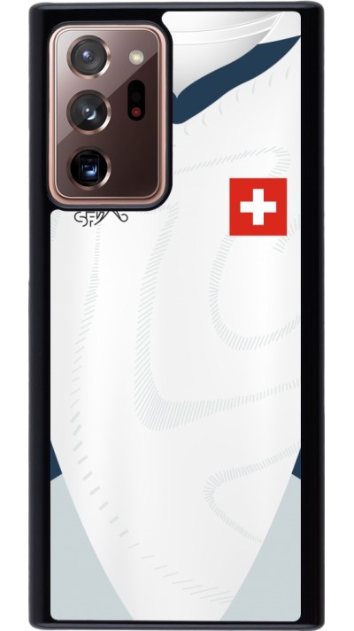 Samsung Galaxy Note 20 Ultra Case Hülle - Schweiz Away personalisierbares Fussballtrikot