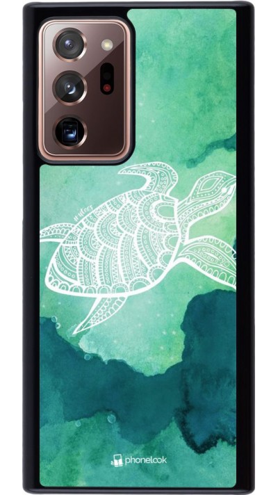 Coque Samsung Galaxy Note 20 Ultra - Turtle Aztec Watercolor