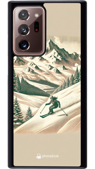 Coque Samsung Galaxy Note 20 Ultra - Vintage Ski Mountain