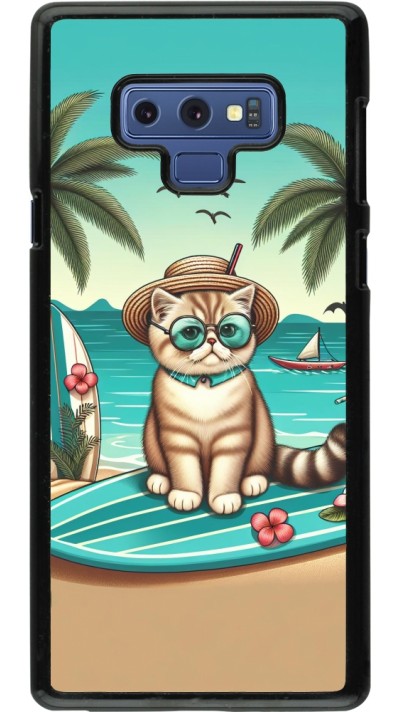 Samsung Galaxy Note9 Case Hülle - Chat Surf Stil