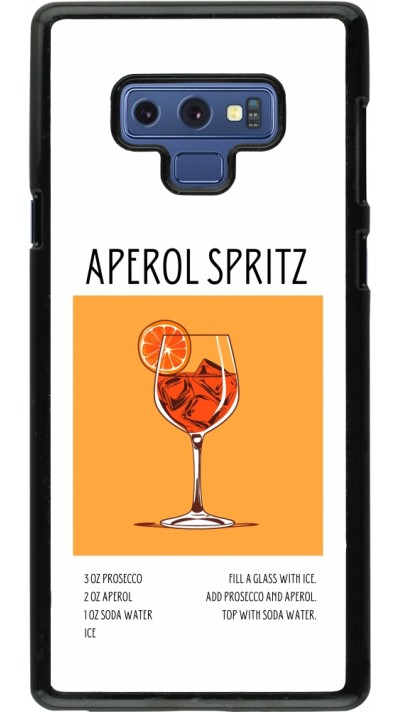 Samsung Galaxy Note9 Case Hülle - Cocktail Rezept Aperol Spritz