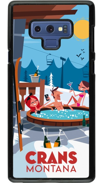 Samsung Galaxy Note9 Case Hülle - Crans-Montana Mountain Jacuzzi