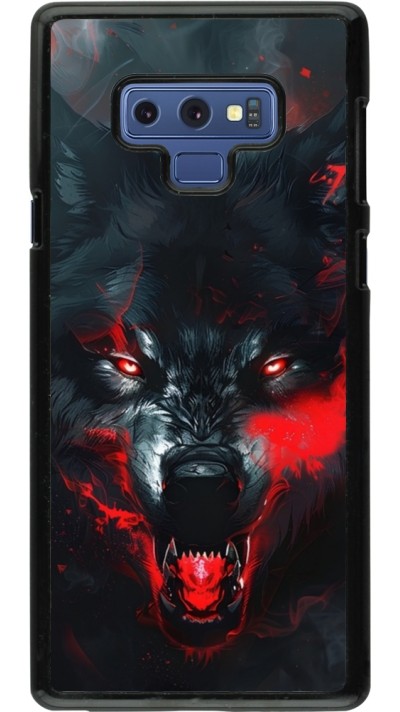 Samsung Galaxy Note9 Case Hülle - Halloween 2024 mad werewolf