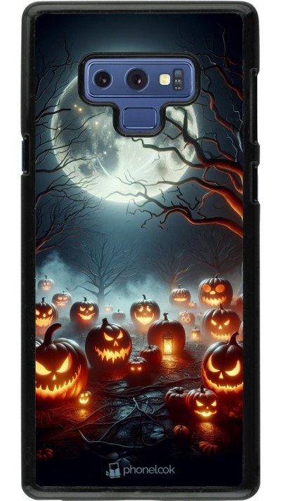 Samsung Galaxy Note9 Case Hülle - Halloween 2024 Viele Kuerbisse