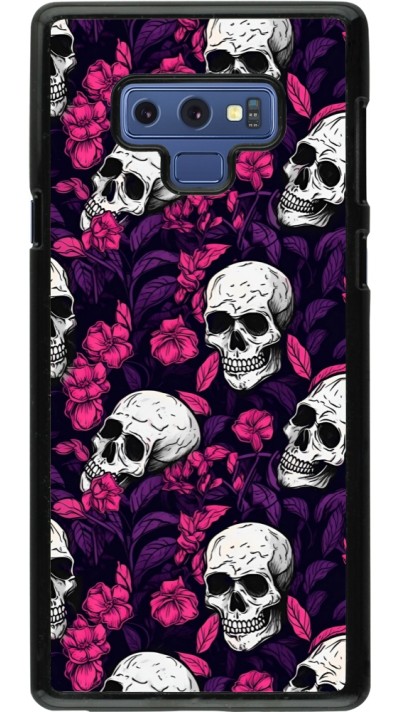 Samsung Galaxy Note9 Case Hülle - Halloween 2024 romantic skulls