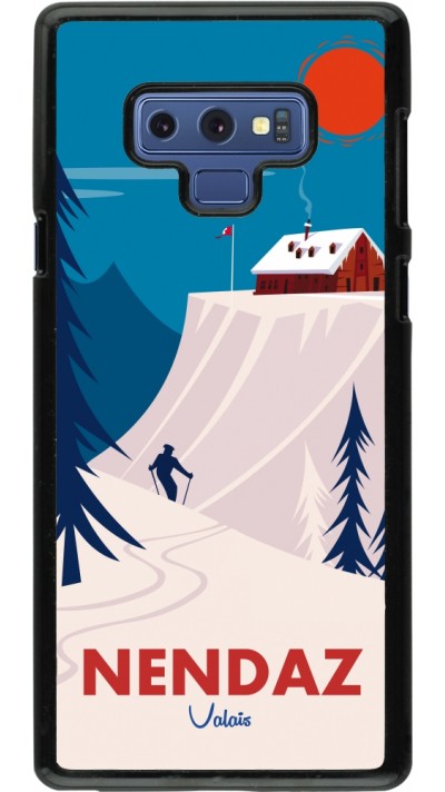 Samsung Galaxy Note9 Case Hülle - Nendaz Cabane Ski