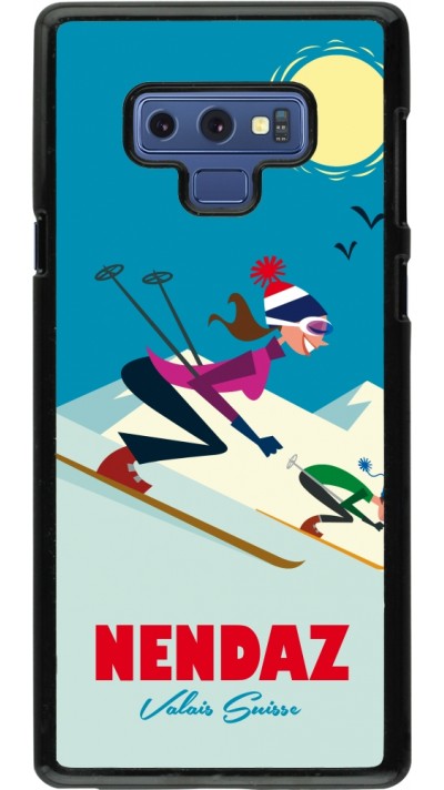 Samsung Galaxy Note9 Case Hülle - Nendaz Ski Downhill