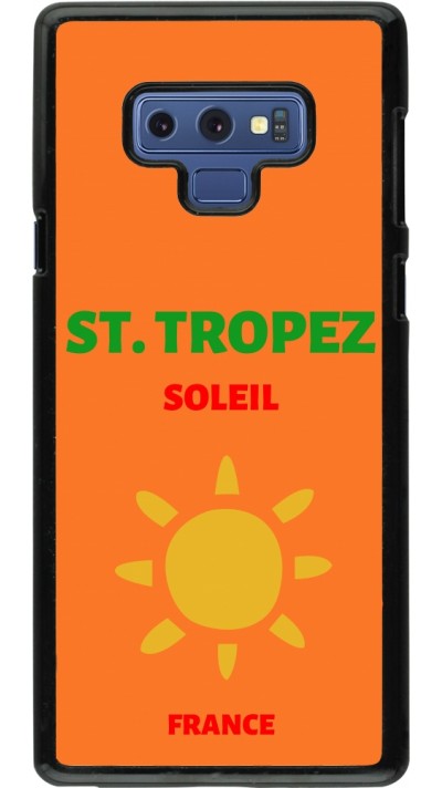 Samsung Galaxy Note9 Case Hülle - Pop Summer Destination St-Tropez