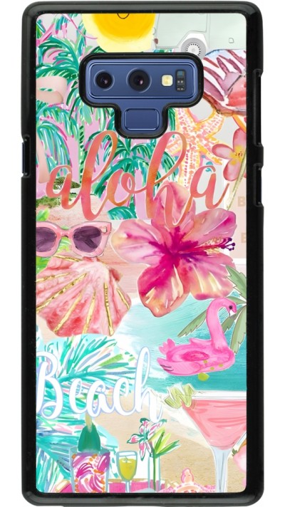 Samsung Galaxy Note9 Case Hülle - Preppy Collage Aloha