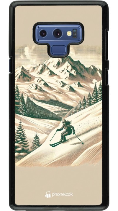 Coque Samsung Galaxy Note9 - Vintage Ski Mountain