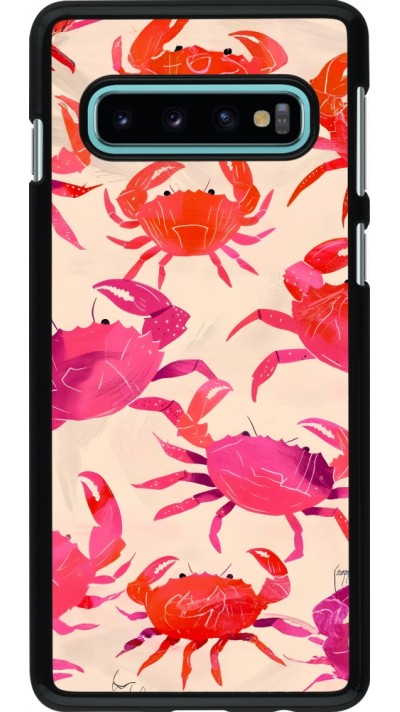 Samsung Galaxy S10 Case Hülle - Crabs Paint