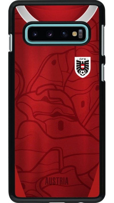 Samsung Galaxy S10 Case Hülle - Austria personalisierbares Fussballtrikot